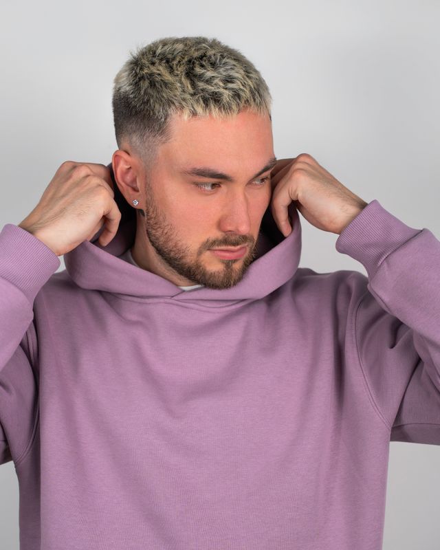 Vilgain Heavy Brushed Hoodie – L lavender Obrázek