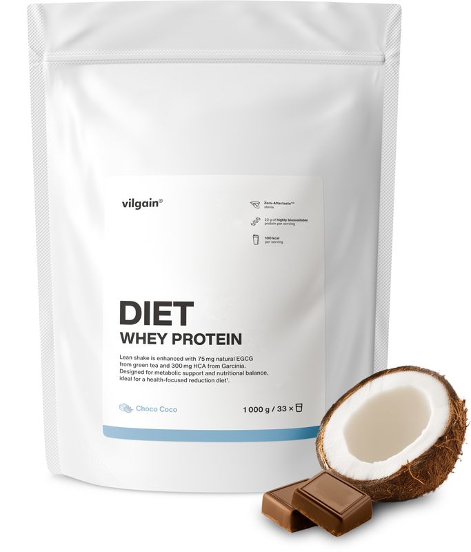 Vilgain Diet Whey – csokoládé és kókusz 1000 g akciós termékkép 1