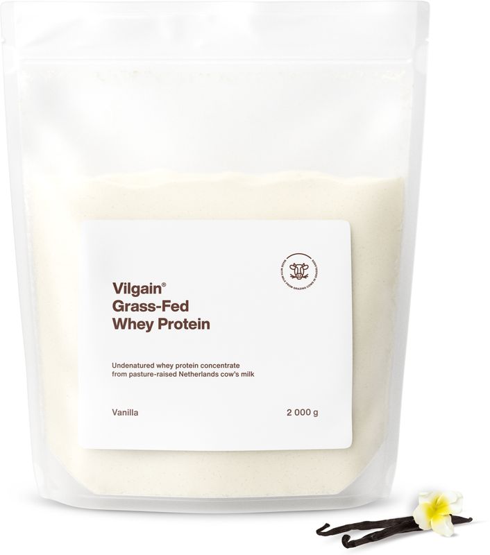 Vilgain Grass-Fed Whey Protein vanilka 2000 g Obrázek