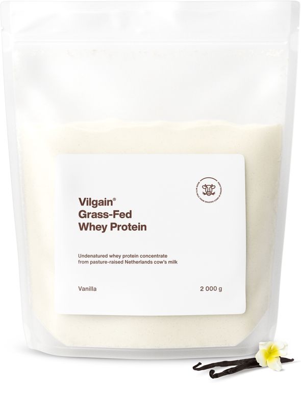 Vilgain Grass-Fed Whey Protein vanilka 2000 g Obrázek