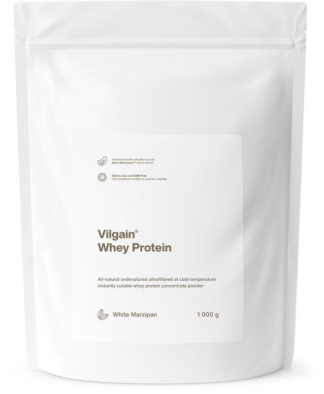 Vilgain Whey Protein Bílý marcipán 1000 g Obrázek