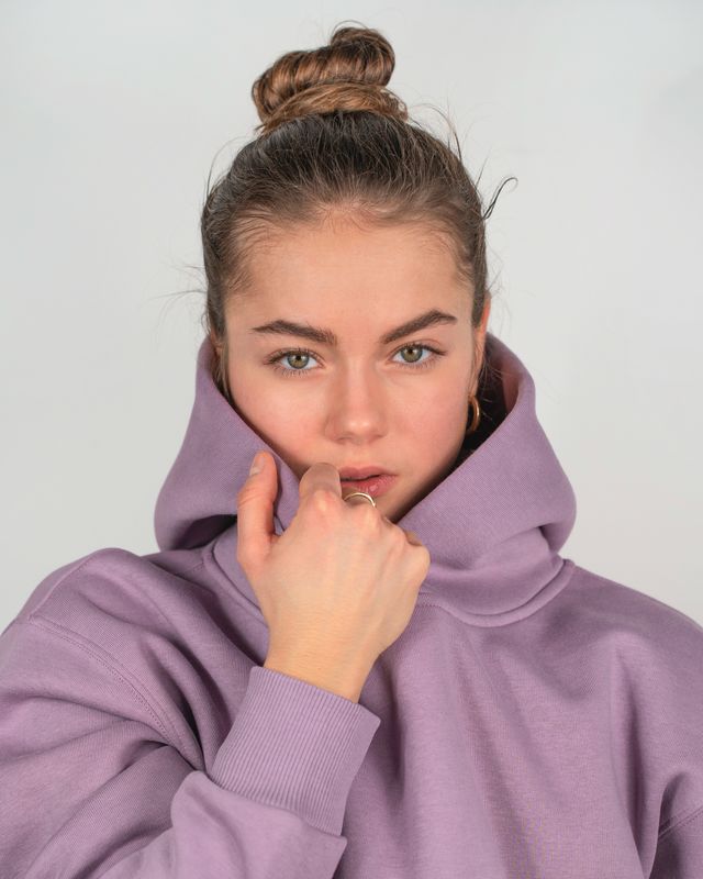 Vilgain Heavy Brushed Hoodie – L lavender Obrázek