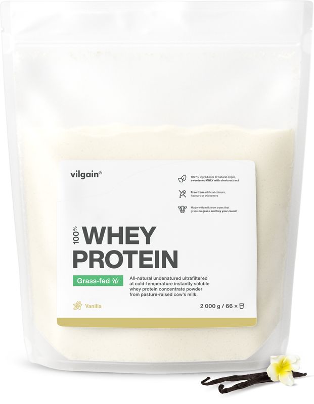 Vilgain Grass-Fed Whey Protein vanilka 2000 g Obrázek