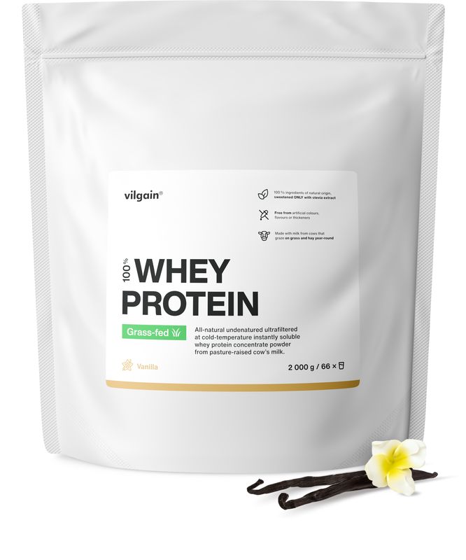 Vilgain Grass-Fed Whey Protein vanilka 2000 g Obrázek