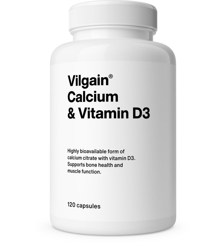 Vilgain Vápnik + Vitamín D3 120 kapsúl Obrázek
