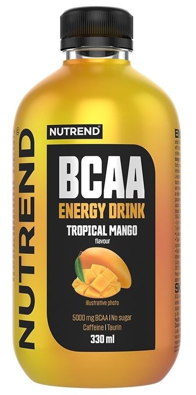 Nutrend BCAA Energy Drink – trópusi mangó 330 ml akciós termékkép 1