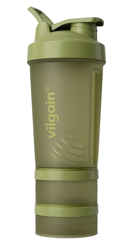Vilgain Shaker Pro 2Go – Moss 450 ml + 150 ml + 100 ml