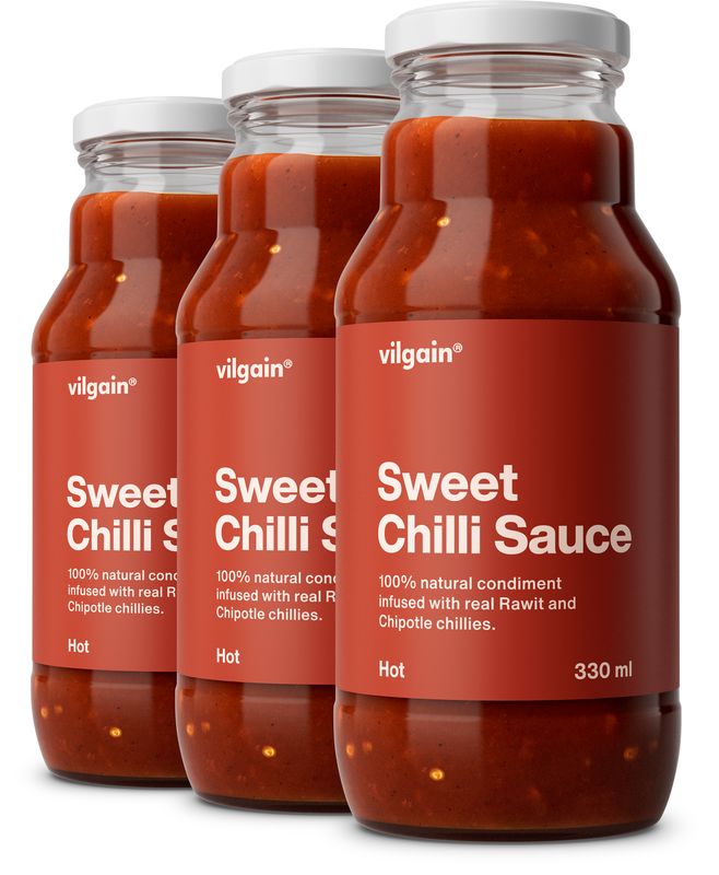 Vilgain Sweet Chilli Sauce – 3× Pálivá 330 ml
