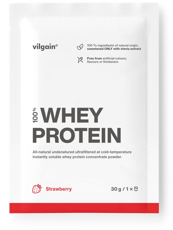 Vilgain Whey Protein – jahoda 30 g