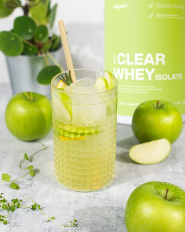 Vilgain Clear Whey Isolate Green apple zest 500 g Obrázek