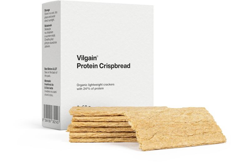 Vilgain Protein Crispbread BIO 100 g (2 x 50 g) Obrázek