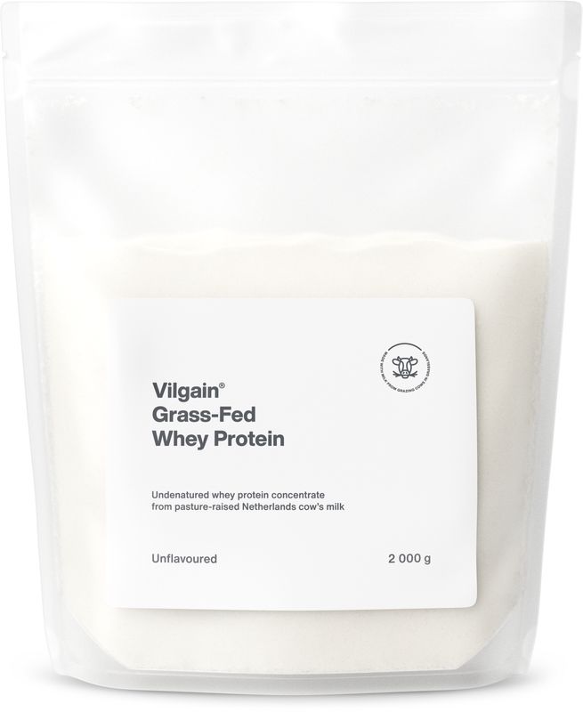 Vilgain Grass-Fed Whey Protein bez příchutě 2000 g Obrázek