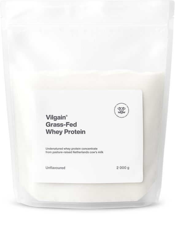 Vilgain Grass-Fed Whey Protein bez příchutě 2000 g Obrázek