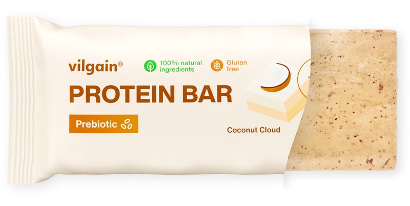 Vilgain Prebiotic Protein Bar Coconut Cloud 55 g Obrázek