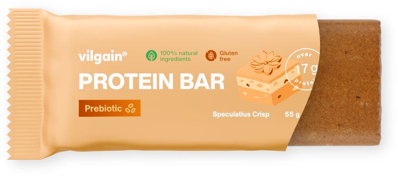 Vilgain Prebiotic Protein Bar Spekulatius Crisp 55 g Obrázek