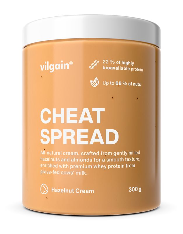 Vilgain Cheat Spread – Lískooříškový krém 300 g