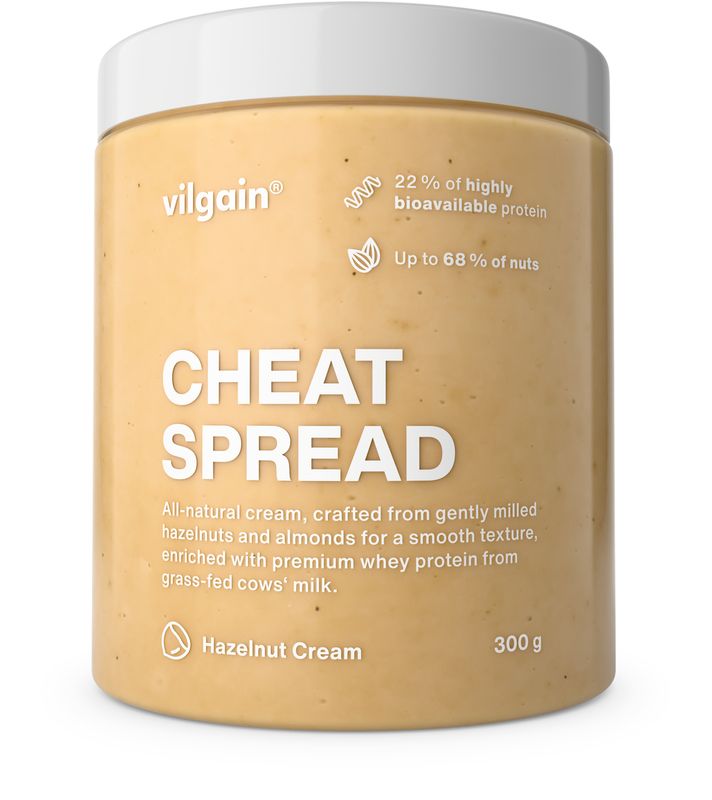 Vilgain Cheat Spread – Lískooříškový krém 300 g Obrázek