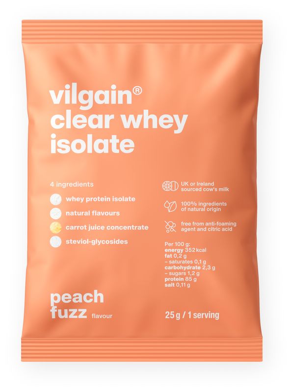Vilgain Clear Whey Isolate – Peach fuzz 25 g