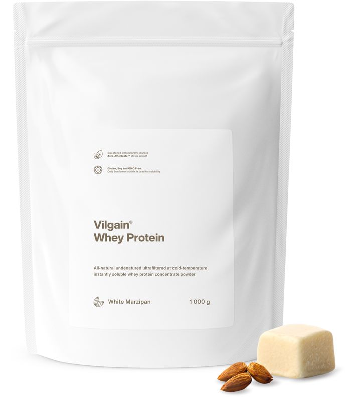 Vilgain Whey Protein Bílý marcipán 1000 g Obrázek