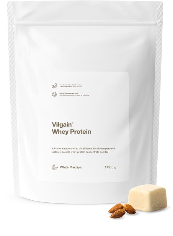 Vilgain Whey Protein Bílý marcipán 1000 g Obrázek