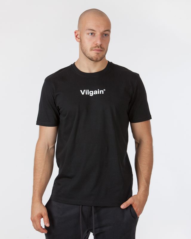 Vilgain Logotype T-shirt S Černá Obrázek