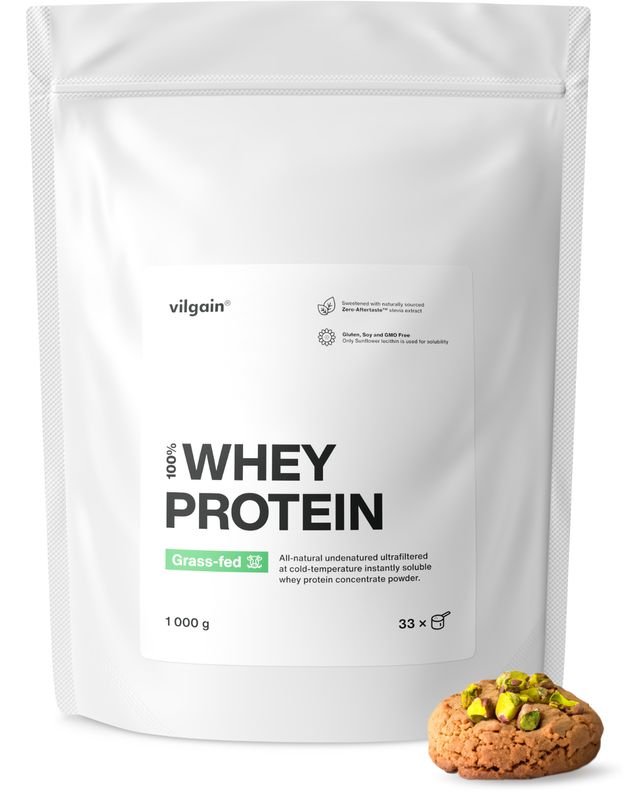 Vilgain Grass-Fed Whey Protein skořicová rolka 1000 g Obrázek