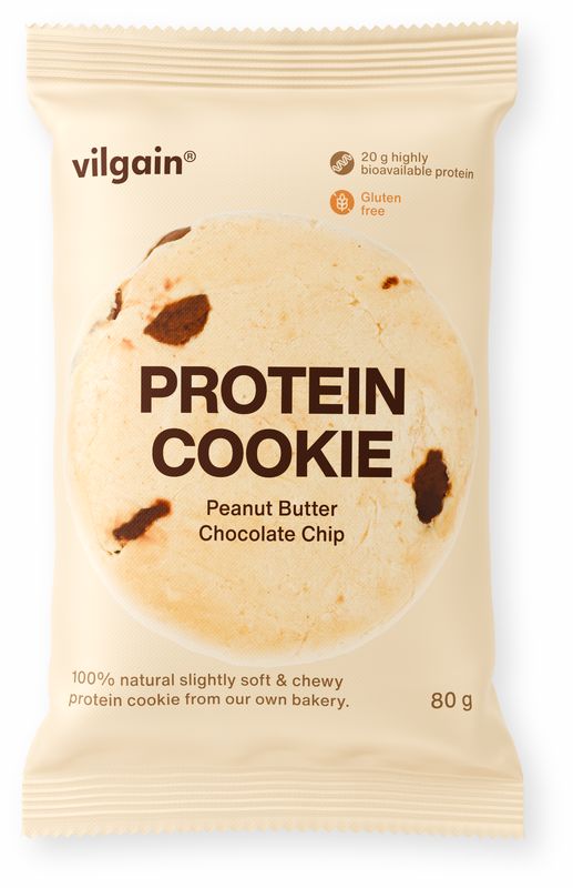 Vilgain Protein Cookie peanut butter chocolate chip 80 g Obrázek