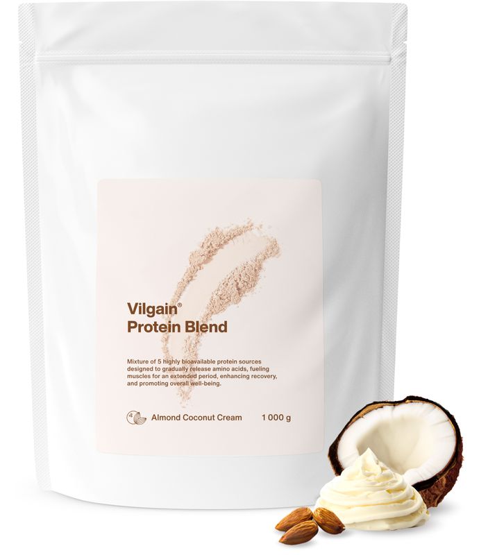 Vilgain Protein Blend mandlovo-kokosový krém 1000 g Obrázek