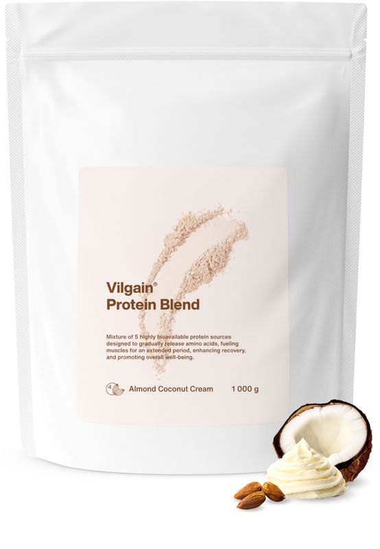 Vilgain Protein Blend mandlovo-kokosový krém 1000 g Obrázek