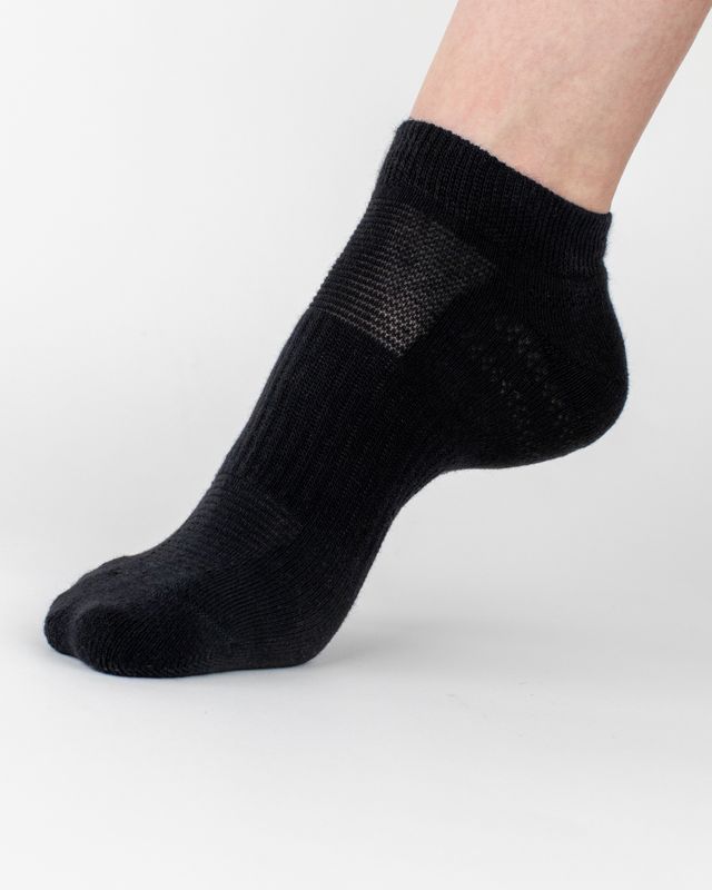 Vilgain Workout Organic Ankle Socks 39 - 42 3 páry black Obrázek