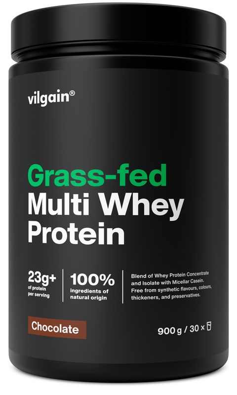 Vilgain Grass-Fed Multiwhey Protein čokoláda 900 g Obrázek