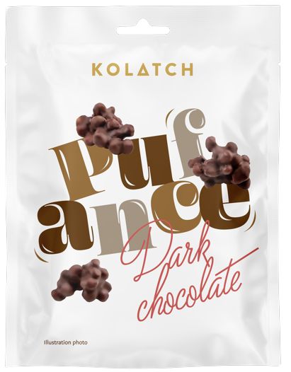 Kolatch Pufance BIO – horká čokoláda 33 g