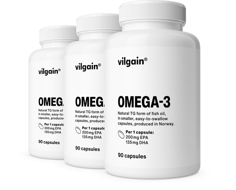 Vilgain Omega-3 – 3× 16 mm 90 kapslí