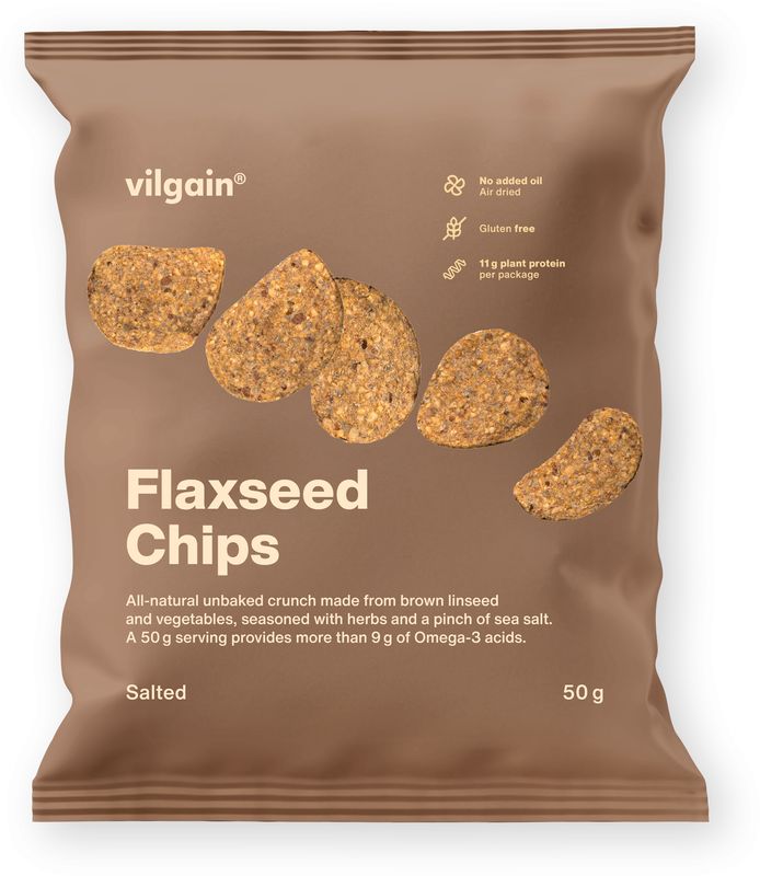 Vilgain Flaxseed Chips solené 50 g