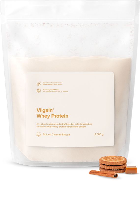 Vilgain Whey Protein karamelová sušenka 2000 g Obrázek