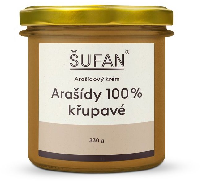 Šufan Arašidové maslo 100% – chrumkavé 330 g