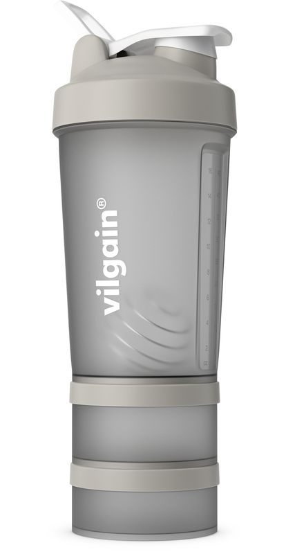 Vilgain Shaker Pro 2Go – Ivory 450 ml + 150 ml + 100 ml