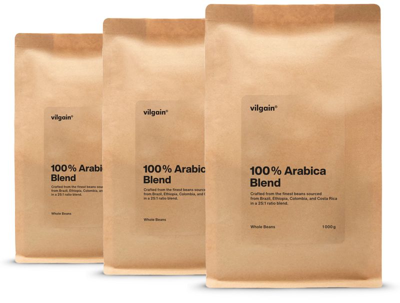 Vilgain 100% Arabica Blend –  3× 1000 g