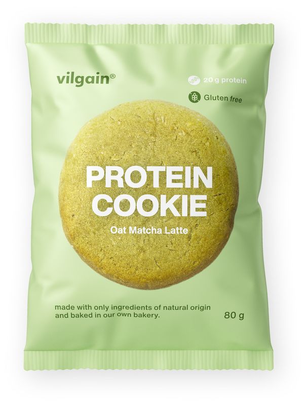 Vilgain Protein Cookie – matcha laté s ovesnými vločkami 80 g