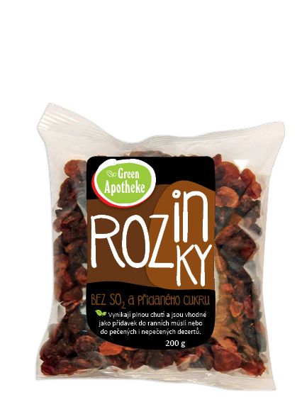 Levně Green Apotheke Rozinky nesířené – 200 g