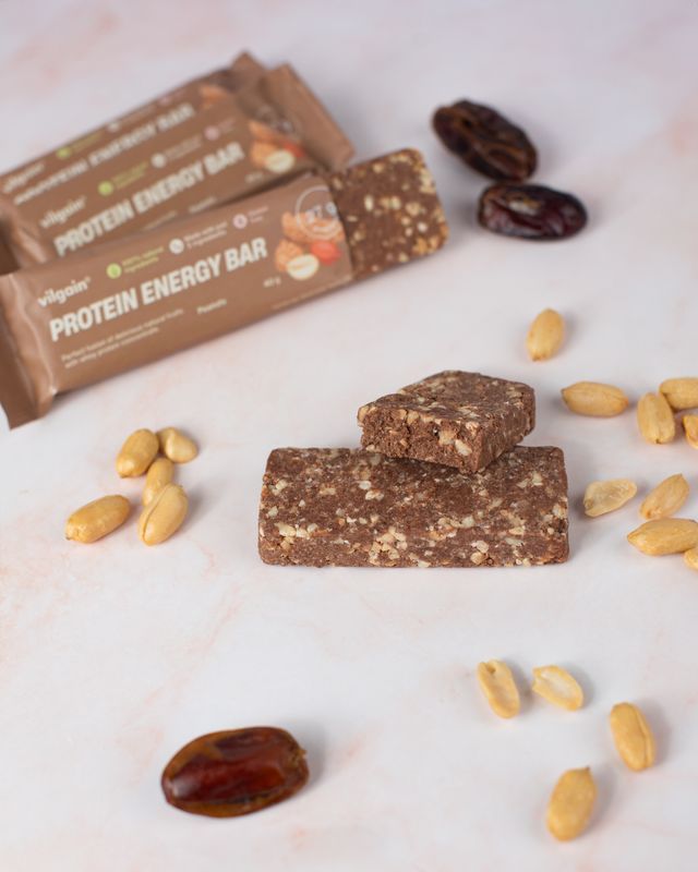 Vilgain Protein Energy Bar arašidy 40 g Obrázek