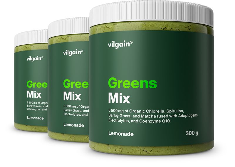 Vilgain Greens Mix – 3× limonáda 300 g