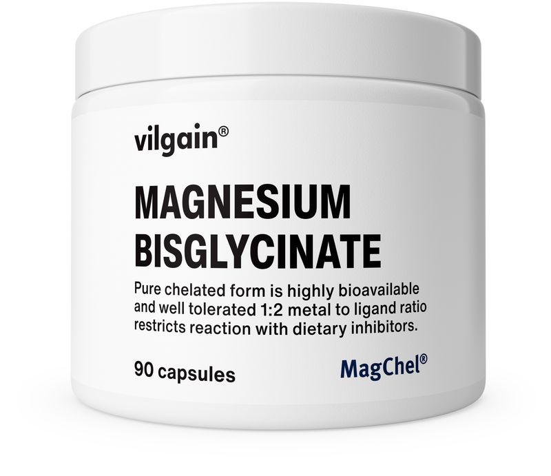 Levně Vilgain Hořčík bisglycinát – 90 kapslí