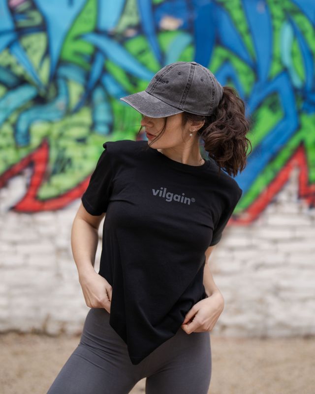 Vilgain Logotype Tee 2.0 L Černá Obrázek