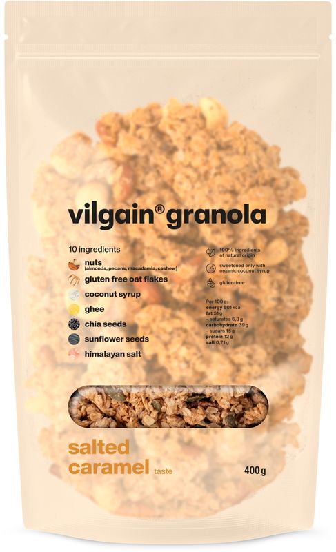 Vilgain Granola slaný karamel 400 g Obrázek