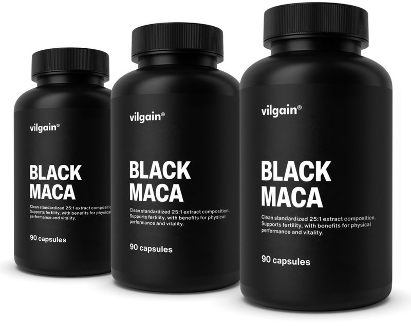 Levně Vilgain Black Maca – 3× 90 kapslí