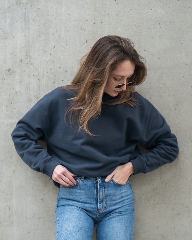 Vilgain Cotton Crew Neck S Storm Obrázek