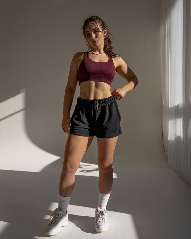 Vilgain Cotton Sweat Shorts – S Jet black Obrázek