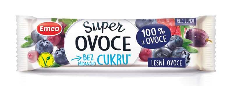 Emco Tyčinka 100% z ovocia – lesné ovocie 30 g