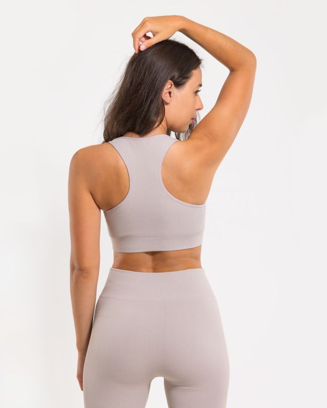 Vilgain Seamless Ribbed Racer Back Bra XS/S shell Obrázek